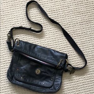 Black leather The Sak crossbody